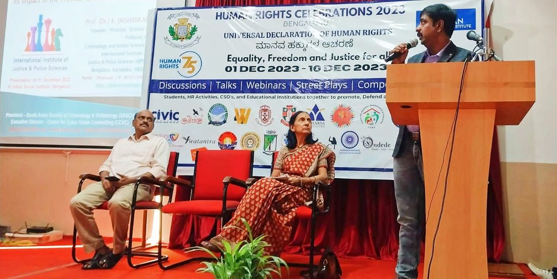 Human Rights Day lecture, Indian Social Institute, Bengaluru, 2023