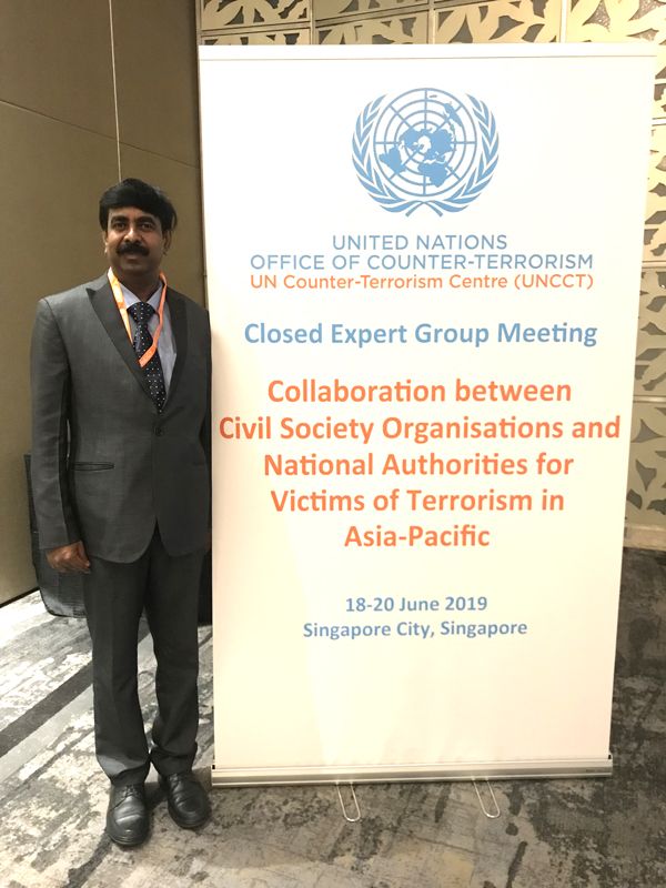 Expert group meeting on victims of terrorism, Singapore, 2019