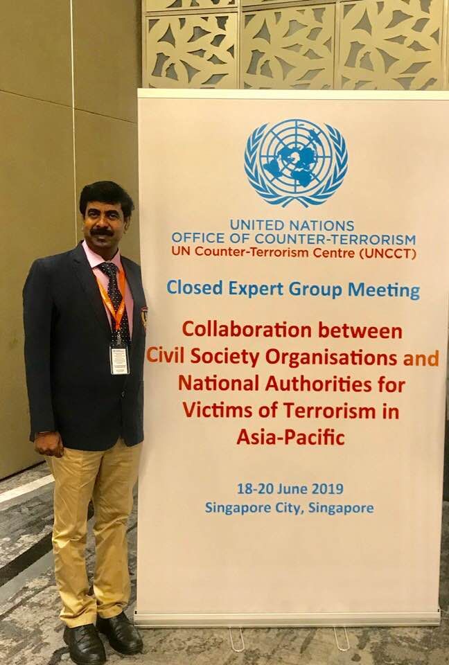 UN Office of Counter-Terrorism expert group meeting, Singapore, 2019